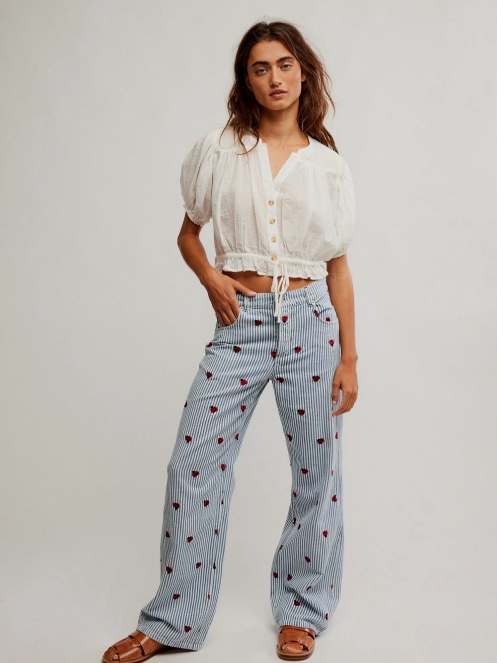 We The Free Bugged out Straight-leg Jeans